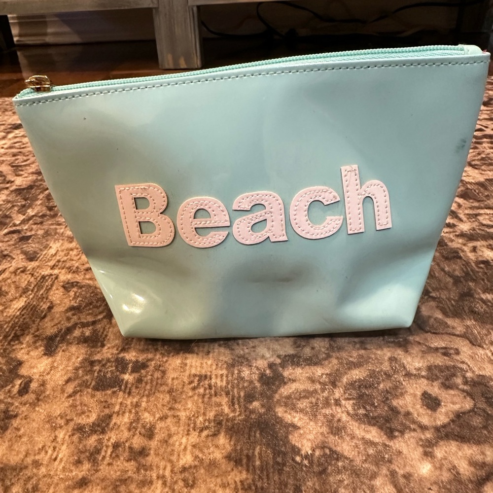 Beach Blue Women's Makeup Bag